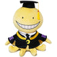 Han Shan Assassination Classroom Koro Sensei Plush Toy Octopus Head Soft Doll 11.8 In
