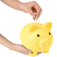 Pjdrllc Large Piggy Bank, Unbreakable Plastic Money Bank, Coin Bank For Girls And Boys, Large Size Piggy Banks, Practical Gifts For Birthday, Easter, Christmas (Yellow)