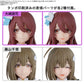 Bandai Hobby Kit 30Ms Option Hair Style & Face Parts Set (Tenka Osaki/Chiyuki Kuwayama)