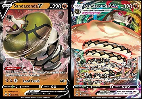 sandaconda pokémon card Sandaconda - Vmax & V - 090/198 Chilling Reign