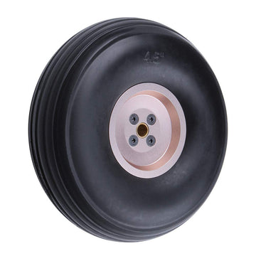 Hobbypark 1 Piece Rubber Tire & Wheel For Rc Airplane Replacement Parts (4.5''/114Mm)