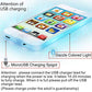 Cooplay Learning Smart Phone Toy Music Lullaby Song Touch Screen USB Recharable Cell Phone Mobile Yphone for Toddler Baby Ages 3