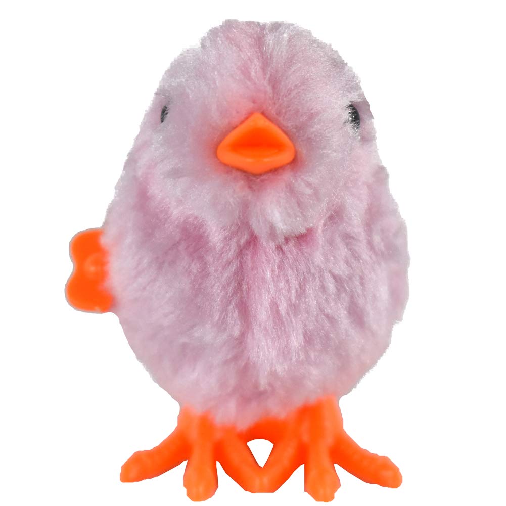 Novelty Giant Www.Noveltygiant.Com Wind Up Hopping Chicken Easter Egg Baby Chick 2 Pk (Pink)