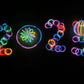 XXJXING Glow Sticks Party Set, 40 Pieces with Connectors