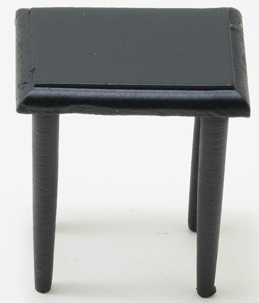 Classics by Handley Dollhouse Miniature Side Table, Black
