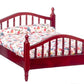 Mahogany Master Bedroom Dollhouse Miniature Set