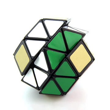 Yealvin Hydrangea Magic Cube Black 8-Axis Octahedron Cube Creative Puzzle Cube Brain Teasers Puzzle Toys