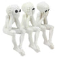 Ebros Glow In The Dark See Hear Speak No Evil Alien Shelf Sitters Set Of 3 Extra Terrestrial Creatures Alien Figurines