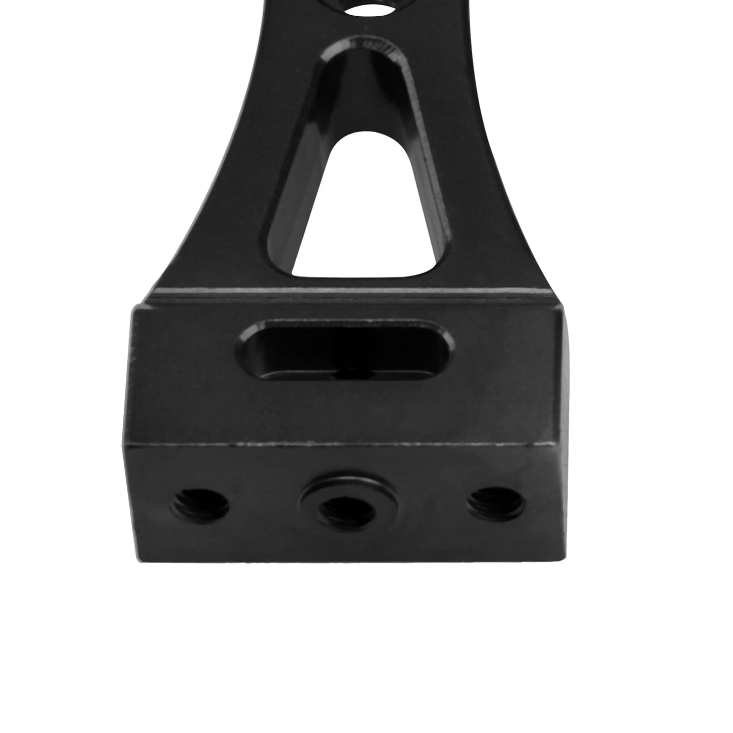 Vgoohobby 2Pcs Metal Bracket Fixed Mount Beam Compatible with WPL B1 B14 B16 B24 C14 C24 B36 MN Model D90 D91 RC Car (Black)