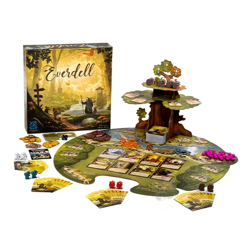 Everdell Standard Edition by Starling Games - 1-4 Player Woodland City Building Game, Black, Model 1230030