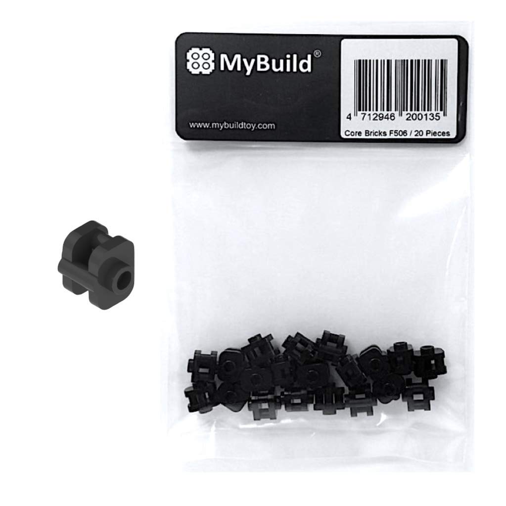 Mybuild Bricks Creative Building Blocks Pack F506 - Work With Clips, Build Mech Section Elbow And Knee 20 Pieces, Age 12+