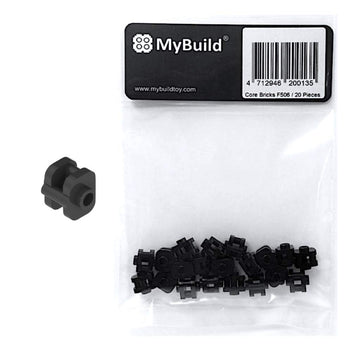 Mybuild Bricks Creative Building Blocks Pack F506 - Work With Clips, Build Mech Section Elbow And Knee 20 Pieces, Age 12+