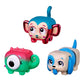 Little Live Pets - Squirkies: 3 Pack: Metallic Cheeky Pop Monkey | Interactive Fidget Toys, Feature, Click, Flick, Tangle, 30+ To Collect, Multiple Fidget Points, For Kids Ages 5+.