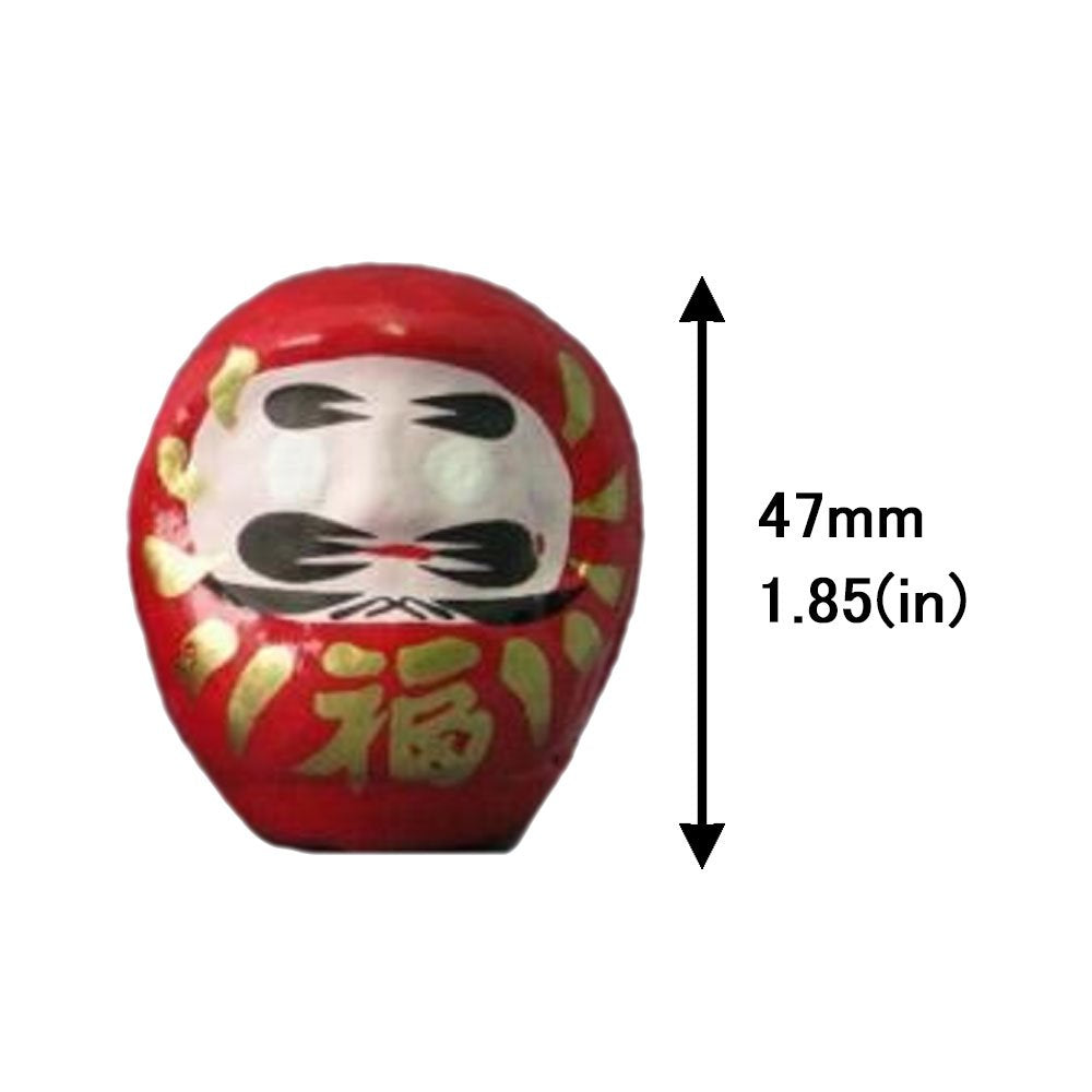 Daruma Fortune Dolls (4.7cm, Set of 10, Made in Japan)