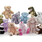 Bearegards.Com Lot Of 10 Recordable 8'' Plush Stuffed Animals (Assorted); Ultrasound Baby Heartbeat Bears