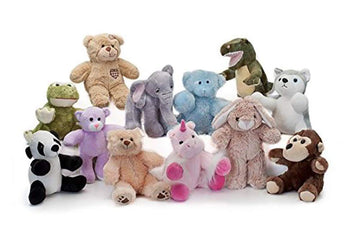 Bearegards.Com Lot Of 10 Recordable 8'' Plush Stuffed Animals (Assorted); Ultrasound Baby Heartbeat Bears