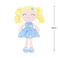 Gloveleya Baby Dolls Soft Snuggly First Baby Girl Gifts Soft Doll For Girls With Star Printed Blue Dress 12Inches Galaxy Series