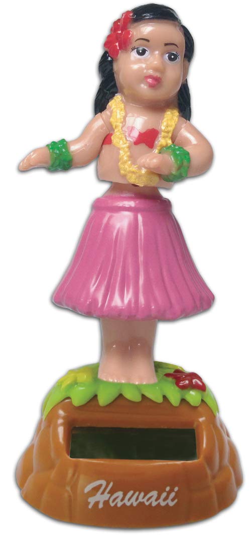 Kc Hawaii Hula Dancing Solar Dashboard Doll 4.25'