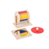 Montessori Baby Toys Play Kit - Montessori Mirror, Peekaboo, Knob Puzzle, Medium Spinning Drum - For 6-12 Months Toddlers
