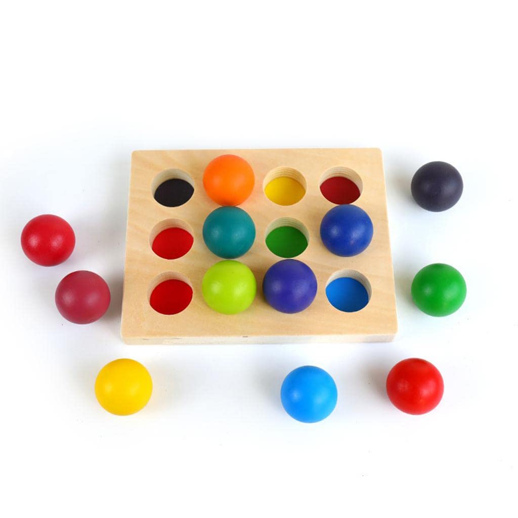 TRENDIVIBE 12 Color Rainbow Sorting & Counting Game Toys Board Game Puzzle Toys| Baby Learning Toy | Infant Activity Toy | Senso