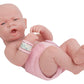 JC Toys La Newborn Boutique - Realistic 14 Anatomically Correct Real Girl Baby Doll  All Vinyl First Yawn Designed by Berenguer 