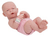 JC Toys La Newborn Boutique - Realistic 14 Anatomically Correct Real Girl Baby Doll  All Vinyl First Yawn Designed by Berenguer 