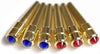 We Games Austrian Crystal Cribbage Pegs In Assorted Colors - 6 Pack