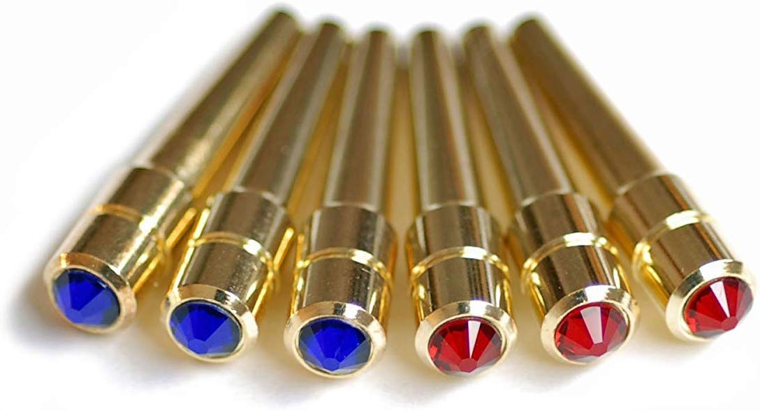 We Games Austrian Crystal Cribbage Pegs In Assorted Colors - 6 Pack