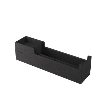 Gamegenic Cards Lair 400+ Convertible Deck Box - Double-Sleeved Card Storage  Holds up to 400 Cards  enhanced Card Game Protector  Nexofyber Surface  Black Color  Made