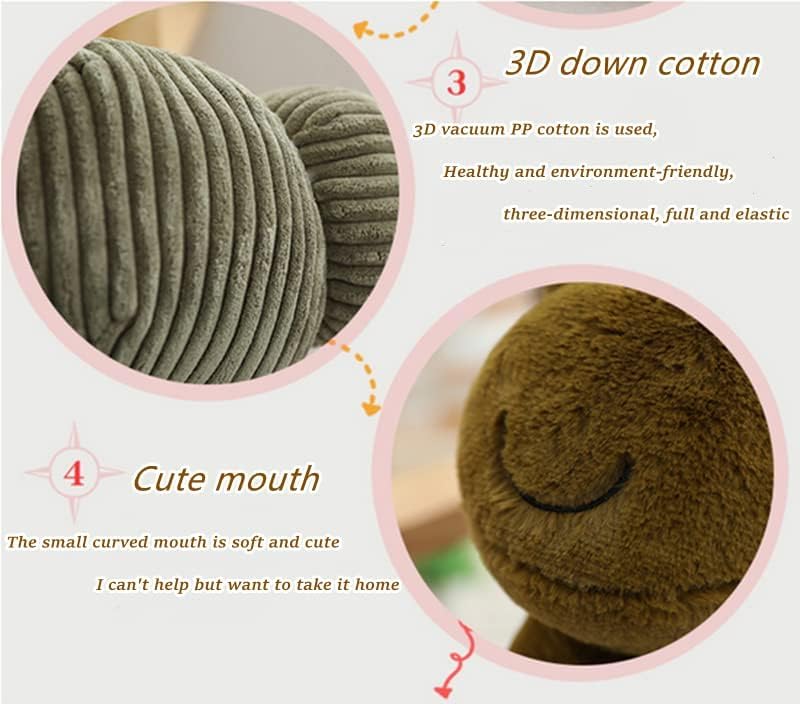 JOSON Snail Plush Toy - Soft Cotton Stuffed Animal, 15.8 inches, Blackish Green, Model JOSON-2022110, Perfect Gift for Boys and Girls