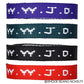 Rhode Island Novelty W.W.J.D. Webbing Bracelets, One Dozen Per Order