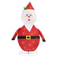 Vidaxl Decorative Christmas Santa Claus Figure Led Luxury Fabric 23.6'