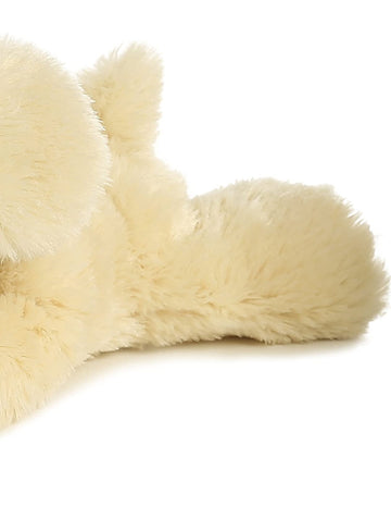 Aurora® Adorable Mini Flopsie™ Bailie™ Stuffed Animal - Playful Ease - Timeless Companions - White 8 Inches