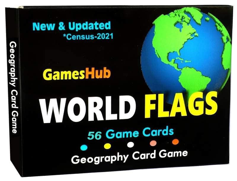 Gameshub Flash Card Game For Kids With Capital Currency Continent Population Countries Educational Country Trump Cards Game, Geo
