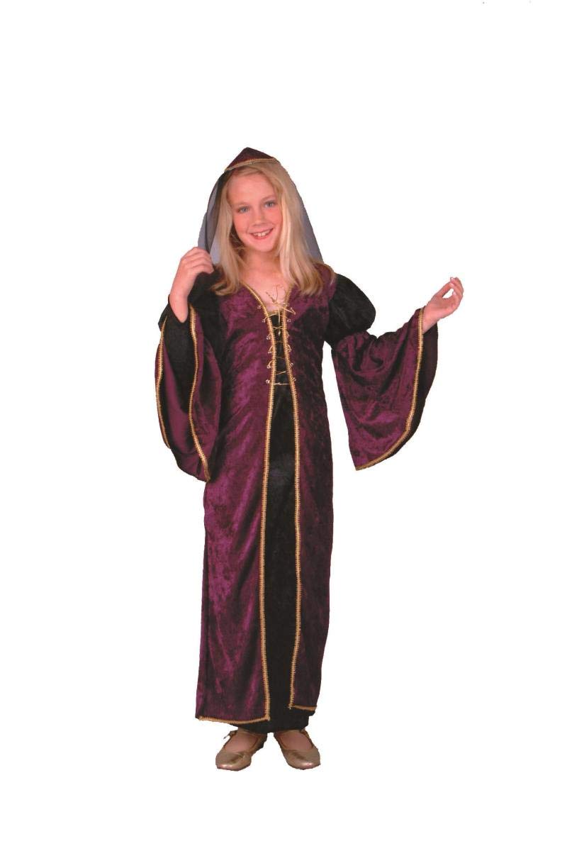 Juliet - Velevt Child Small Burgundy Costume