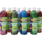 Chenille Kraft Glitter Chip Glue, 8 Color, Set 8-Ounce Bottles