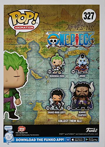 Pop Animation: One Piece - Roronoa Zoro (Glows in The Dark) Funko Kody Trading limited availability Vinyl Figure