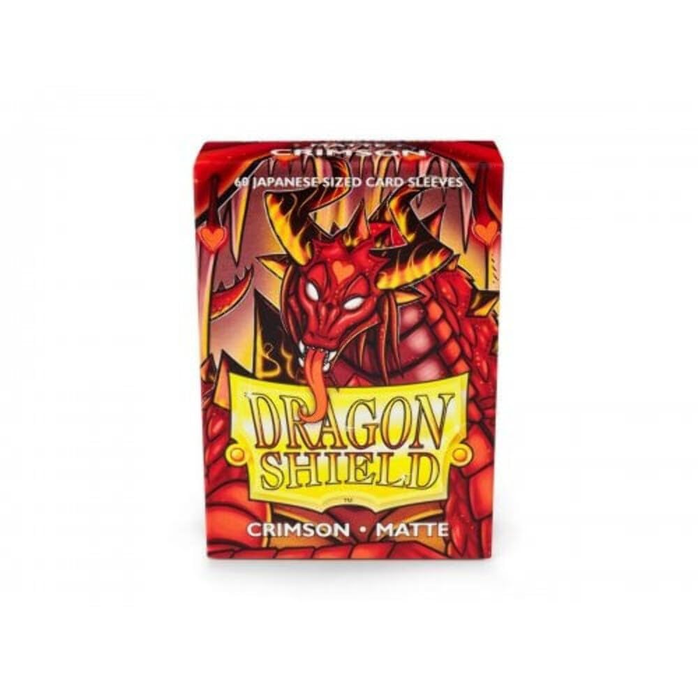 Dragon Shield At-11121 Japanese Size Matte Crimson (60 Sleeves)