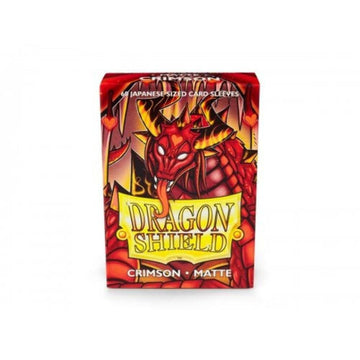 Dragon Shield At-11121 Japanese Size Matte Crimson (60 Sleeves)