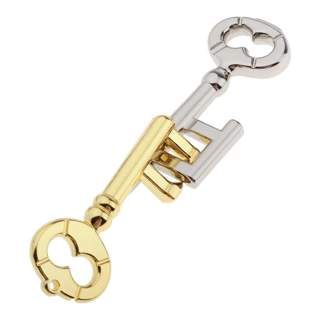 Zinc Alloy Interlock Keys Puzzles Brain Teaser IQ Test Magic Educational Toy| Contemporary Puzzles |Toys & Hobbies