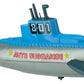 Toysmith Neato! Classic Toys Wind Up Diving Submarine