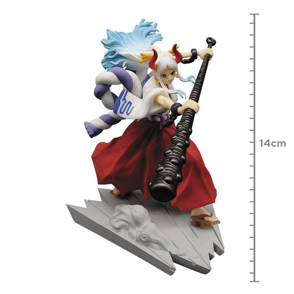 Banpresto One Piece Yamato Figure - Medium Size, Plastic Material