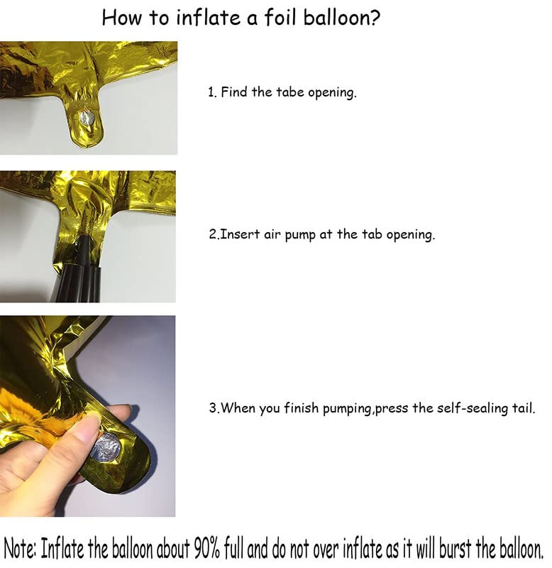 GOER Jumbo Gold Number 70 Balloon - 42 Inch Foil Helium for 70th Birthday & Anniversary Decorations