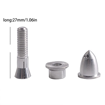 Ruiwaer 4PCS 4mm C Airplane Spinners Propeller Adapter Saver Adapter Holder for Shaft Brushless Motor RC Motor Prop Speed Contro