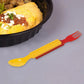 Fun Express Brick Party Fork & Spoon Utensils Set - 16 Pieces, Plastic Silverware for Building Block Birthday Parties