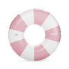 Funboy Giant Vintage Pink Stripe Inflatable Tube Pool Float With Cup Holder 48'' Large Pool Float For Adults Inner Tube Swimming