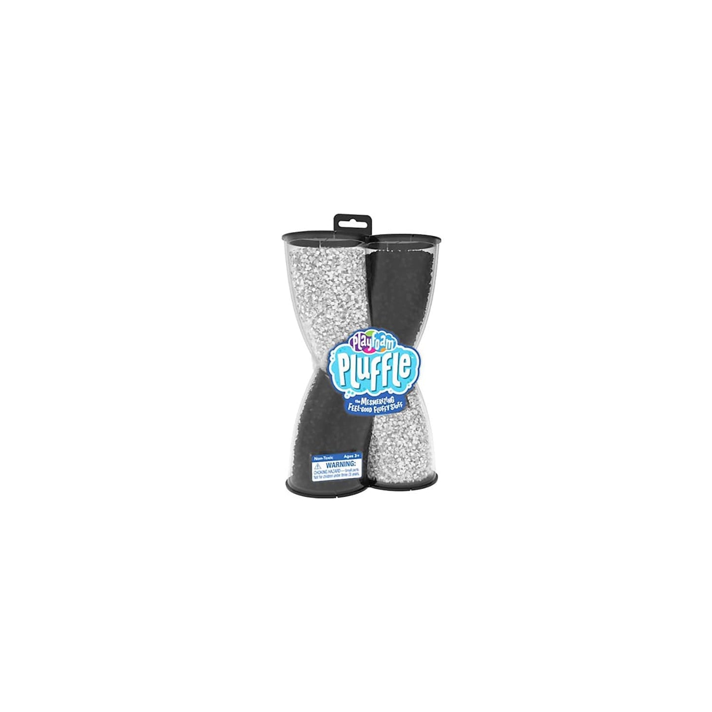 Educational Insights Black & White Playfoam Pluffle for Sensory Bins, Set of 2, Ages 3+