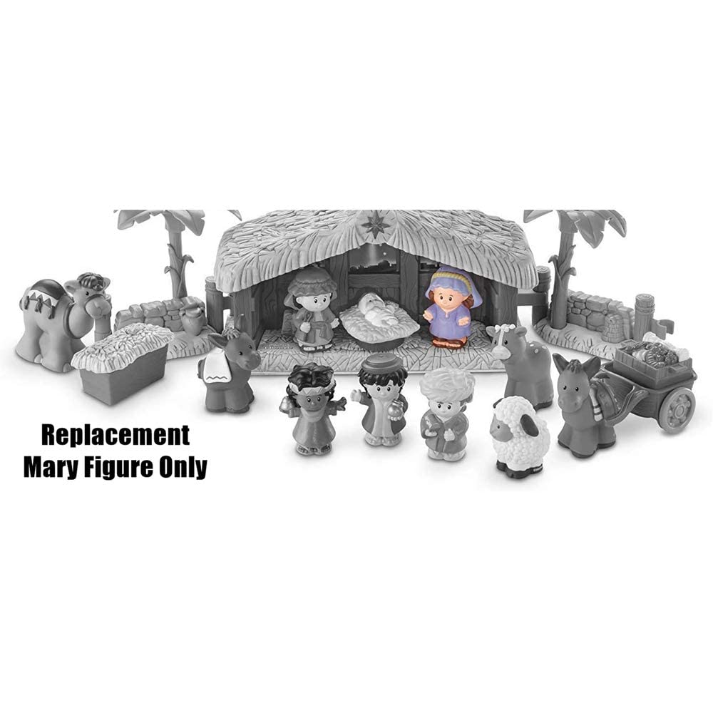 Replacement Part For Fisher Price Little People Nativity Playset- J2404 ~ Nativity Bible Story ~ Replacement Mother Mary Figure