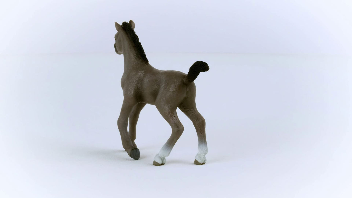 Schleich Horse Club Realistic Cheval De Selle Francais Foal Horse Figurine - Detailed Horse Toy, Durable For Education And Imaginative Play For Girls And Boys, Gift For Kids Ages 5+