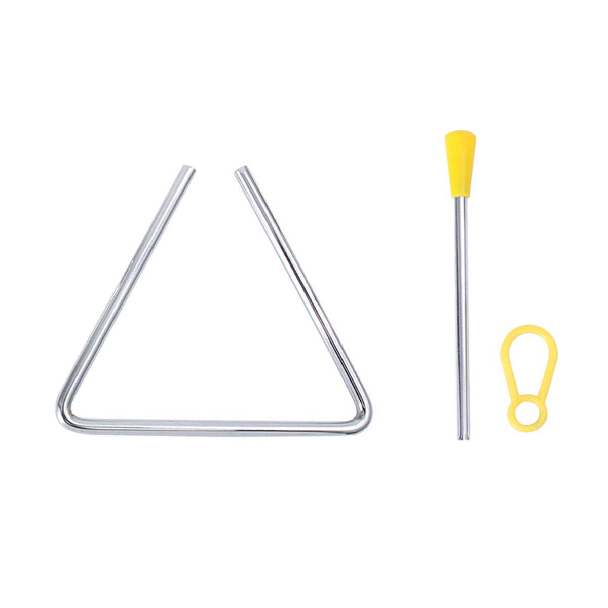 Elbme Triangle Bell Instrument Triangle Percussion Instrument Toy Musical Teaching Tool Kids Music Early Educational Toys Classr